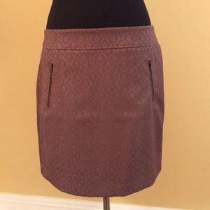 Loft Textured Purple Skirt size 14